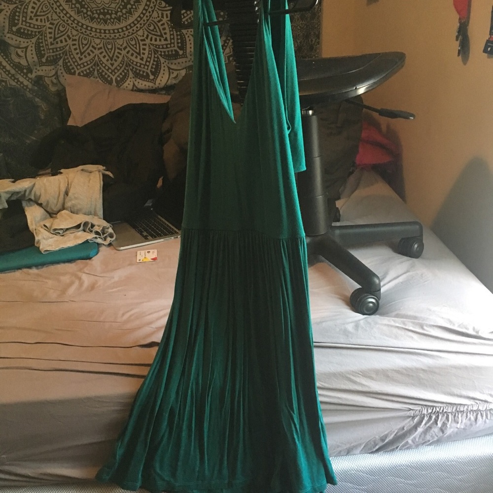 Turquoise business casual dress